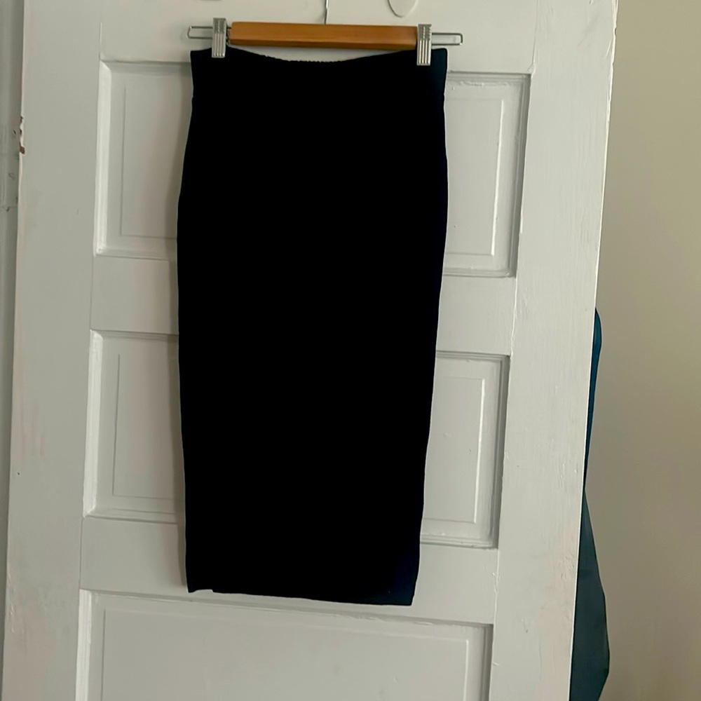 Rachel Roy navy blue knit skirt XS